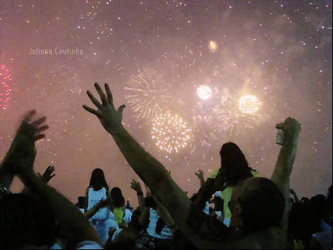 Festejos de Año nuevo en Río de Janeiro